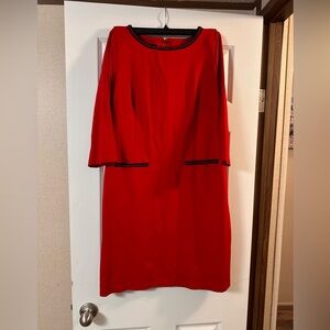 Talbots red dress